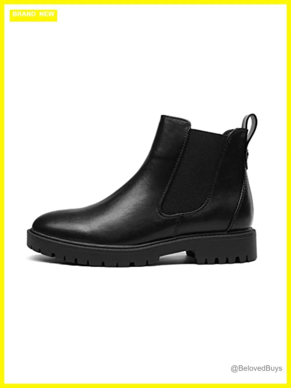 Women's Low Heel Chelsea Ankle Boots Slip On Elastic Fall Booties